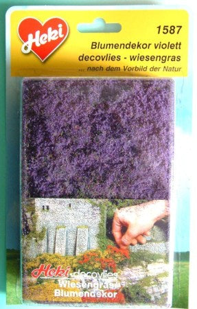 Heki 1587 Flower Decor Violet Colour 28 X 14cm