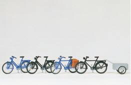 Preiser 17161 Bikes & Trailer Kit