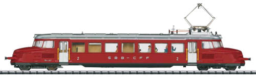 Trix 22868 Sbb Red Arrow Electric Railcar III (Dcc Fitted)