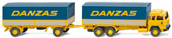 Wiking 047501 Danzas Platform Trailer Truck