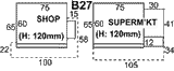 Superquick Supermarket & Shop plan view