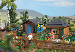Busch 1617 Set Of 2 Summerhouses With Gardening Accessories