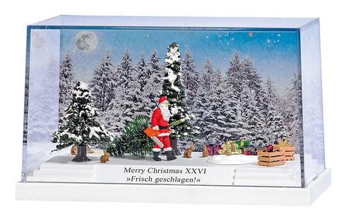 Busch 7628 Christmas mini diorama XXVI The perfect Christmas tree