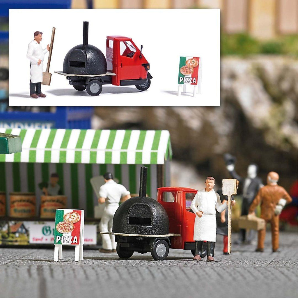 Busch 7992 Piaggio Ape Mobile pizza baker – Scalology Ltd.