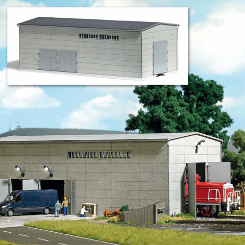 Busch 8763 Prefabricated Concrete Hall With Siding