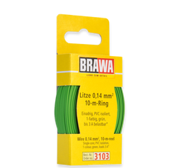 Brawa 3103 Wire 0 14 mm green