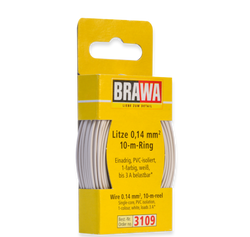 Brawa 3109 Wire 0 14 mm white