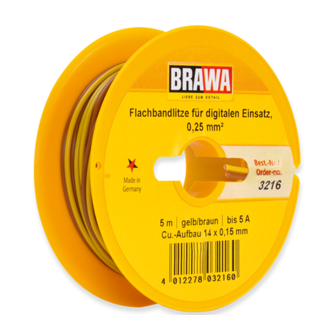Brawa 3216 Flat Cable for Digital Use 0 25 mm