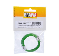 Brawa 32403 Flexible Decoder Wire 0 05 mm green