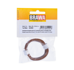 Brawa 32404 Flexible Decoder Wire 0 05 mm brown