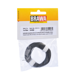 Brawa 32408 Flexible Decoder Wire 0 05 mm black