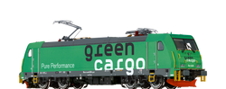 Brawa 43967 TRAXX Electric Locomotive Re1428 Green Cargo AC Digital BASIC