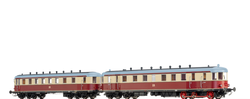Brawa 44394 Diesel Railcar VT 137 and Trailer VT 147 DR DC Analogue BASIC
