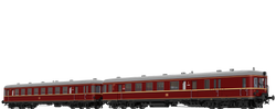 Brawa 44705 Diesel Railcar BR VT60 5 and Trailer BR VS145 DB double unit AC Digital BASIC