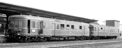 Brawa 44711 Diesel Railcar BR 660 and Trailer VS945 DB double unit AC Digital EXTRA
