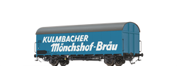 Brawa 47621 Refrigerator Car Ibdlps383 Kulmbacher Mnchshof-Bru DB
