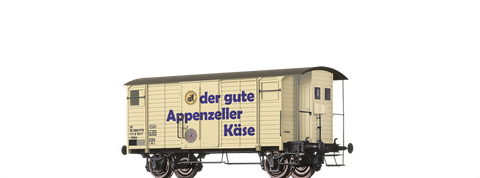 Brawa 47884 Covered Freight Car Gklm Appenzeller SBB