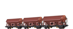 Brawa 49510 Covered Freight Cars Tdgs 930 DB set of 3