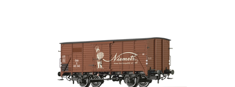 Brawa 49829 Covered Freight Car G Niemetz Schwedenbomben BB