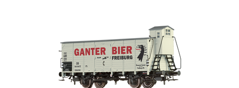 Brawa 49871 Covered Freight Car Ganter Bier Freiburg DB