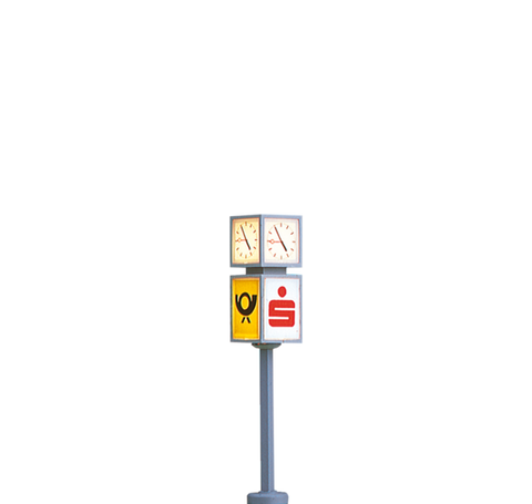 Brawa 5294 Clock with Advertising Cube