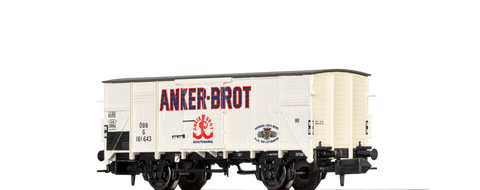 Brawa 67422 Covered Freight Car G Anker Brot BB