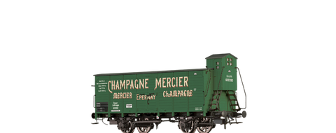 Brawa 67492 Covered Freight Car Champagne Mercier Elsass Lothringen