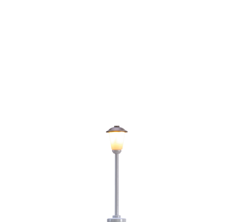 Brawa 83023 Street Light Pin-Socket with LED old order no 4023