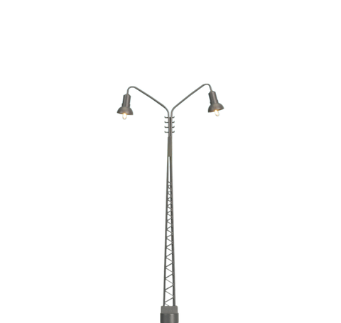 Brawa 84019 Lattice-mast Light Double Pin-Socket with LED