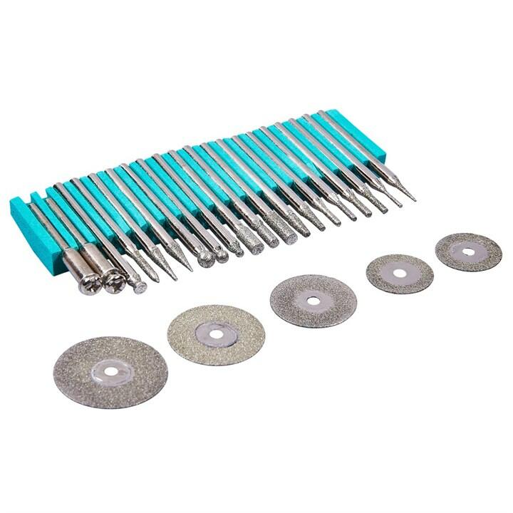 AMTECH E1855 25 Piece diamond-coated polishing set – Scalology Ltd.