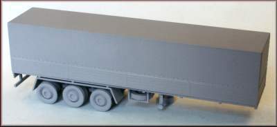 Knightwing KWH1 3 Axle Canvas Sided 40 Foot Truck Trailer 