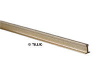 Tillig 82500 Shiny nickel silver rail 25mm (Code 100) length 1.000 mm