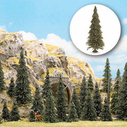 Busch 6577 N/TT 40 Pine Trees With Bases