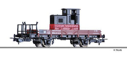 Tillig 76685 Low side car Xu of the DR with diesel locomotive Kö 0409