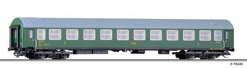 Tillig 16675 2nd class passenger coach Ba type Y of the CSD Ep. III