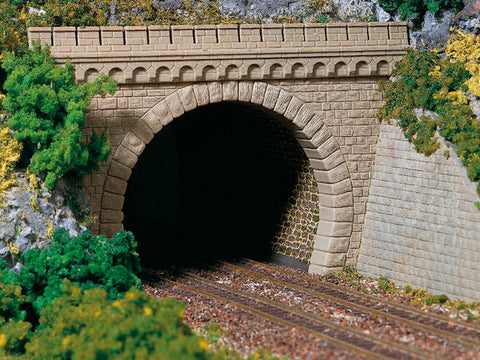 Auhagen 11343 HO 2 Double track tunnel portals