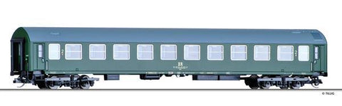 Tillig 16343 2nd class passenger coach Bme type B of the DR Ep. IV