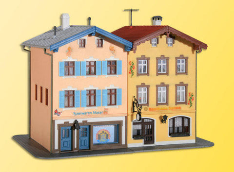 Kibri 38819 H0 Toyshop Moser and Guesthouse Sonne in Tölz