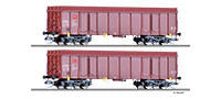 Tillig 1768 Freight car set of the DB AG with two open cars Ealos x 0