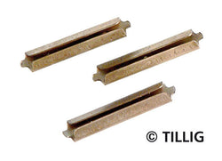 Tillig 85501 Rail joiners nickel silver browned (25 pieces)