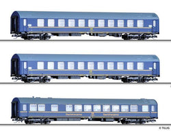 Tillig 1723 Passenger coach set Tourex 3 of the DR with two sleeping
