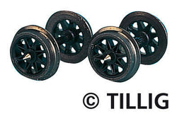 Tillig 8890 08890 Spoked insulated wheelset to NEM 310/311 (DC wheel set)