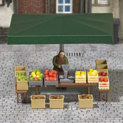 Busch 7706 Stall With Fruits & Vegetables