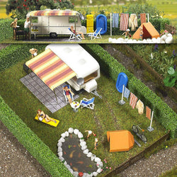 Busch 6023 Caravan With Accessories