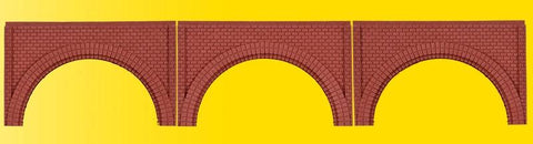 Vollmer 48150 HO/OO Real Stone Red brick arches (3)