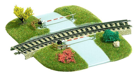 Busch 3209 Curved Level Crossing