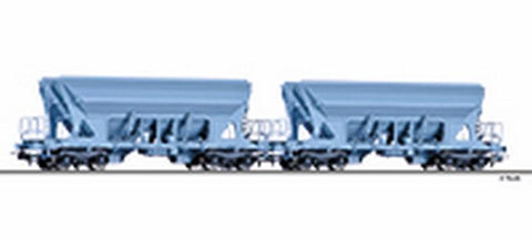 Tillig 70026 Freight car set of the hvle with two hopper cars Faccns E