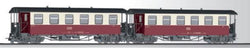 Tillig 13992 Passenger coach set of the HSB with two passenger coaches