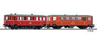 Tillig 70022 Railbus class M140 with trailer car CDlm of the CSD Ep. I