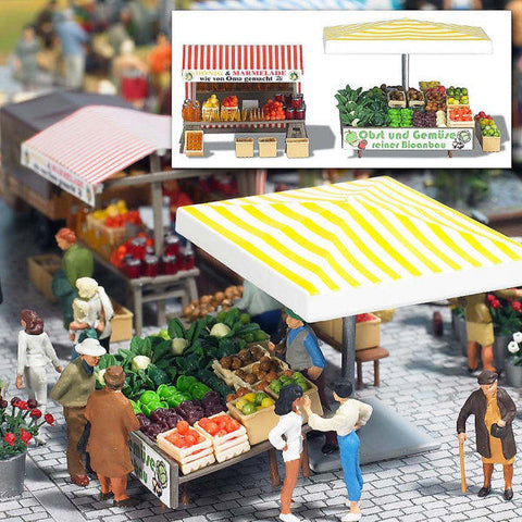Busch 1071 Market Fruit Stall
